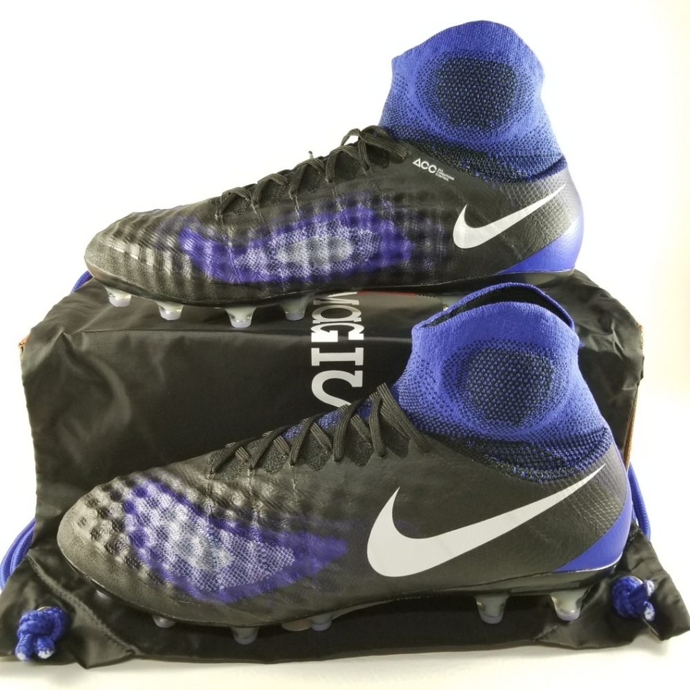 Nike Magista Obra 2 AG Pro Soccer Cleat Mens Black - Picture 2 of 8